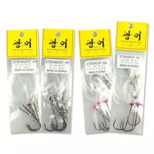 씨타임 국산 광어채비 스트레이트훅 광어다운샷