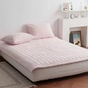 [NS홈쇼핑]이솔홈 양면 겨울 극세사 눈꽃 침대 패드 카페트 슈퍼싱글 SS..[35636347]