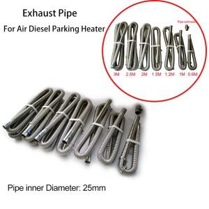 공기 디젤 주차 히터 스테인레스 스틸 배기관 튜브 가스 벤트 호스 60cm 100cm 자동차 등