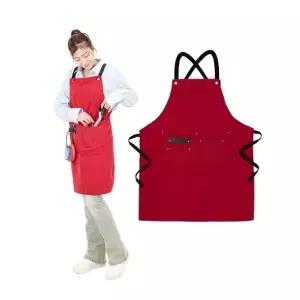 [생활용품센타1]방수 앞치마 레드