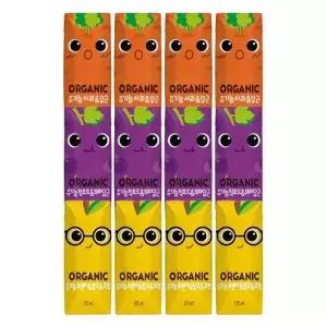 [음료센타]오가닉유기농 크니트니지니125ml 각4개씩 (총12팩)