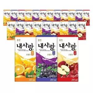 [음료센타]웅진 내사랑 드링크 3종 혼합 24팩