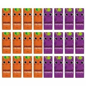 [음료센타]오가닉유기농 크니트니125ml 각12개씩 (총24팩)