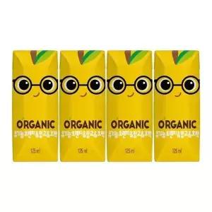 [음료센타]오가닉유기농 지니125ml 4팩x2