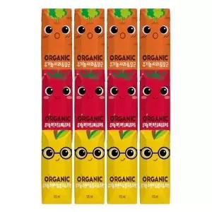 [음료센타]오가닉유기농 크니쁘니지니125ml 각4개씩 (총12팩)x2