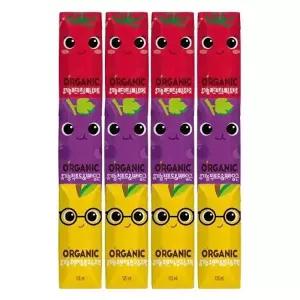 [음료센타]오가닉유기농 쁘니트니지니125ml 각4개씩 (총12팩)x2