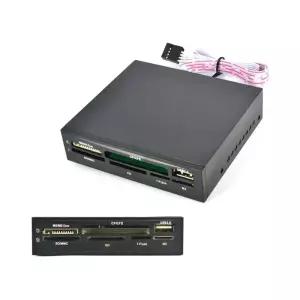 PC 케이스 내장 카드 리더기 USB 허브 CF MS DUO SD MMC XD M2 TFlash 메모리 라이터 어댑터 3.5인치 HDD