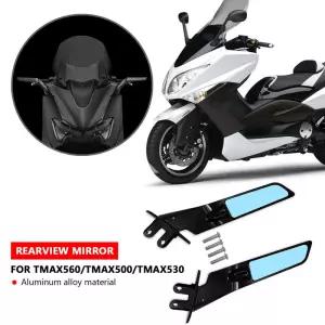 T-MAX 500 04-12 TMAX 530 12-19 2020 오토바이 백미러 스포츠 윙렛 윈드 윙 보이지 않는