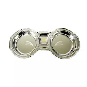 [하프클럽/브이와이]스마일 간식쟁반 아이식판 3호 미니3구 C4-165