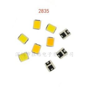 (100PCS)  2835 SMD LED 칩 1W 18V 9V 6V 3V 130lM  자연 흰색 3000K 고휘도