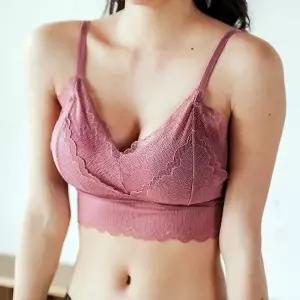 쉬폰 브라렛 디퍼플2XL 노와이어브라 스포츠브라 탑브라 노라인브라 브라탑