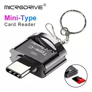 메모리 카드/마이크로 미니 SD 어댑터용 USB C TF 리더기 Type-C 삽입 포함 전화/태블릿/PC용