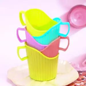 [하프클럽/브이와이]손잡이 손잡이컵받침 컵받침 10개입(색상혼합)