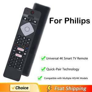 BRC0884402/01 필립스 호환 Ambilight 4K 스마트 호환 LED TV용 리모컨 교체 75PUS6754/12