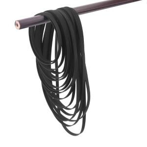 5mm 와이드 턴테이블 고무 벨트 교체 용 플랫 드라이브 비닐 레코드 플레이어 포노 구동