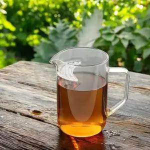 다도 거름망 숙우 400ml 투명 차 도구