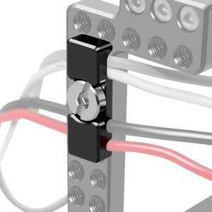 범용 카메라 LEDMI 케이블 클램프 DSLR 와이어 잠금 사진 클립 조작 소니호환 캐논 비디오 모니터 케이지
