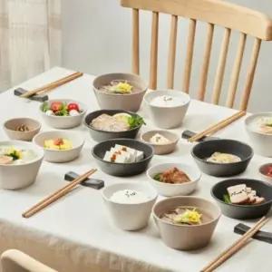 도자기 그릇 세트 28P 신혼 면기 식기 홈 세트