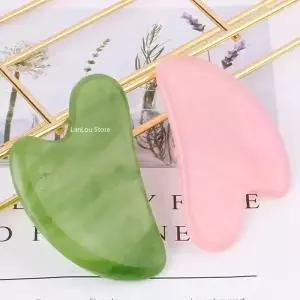 천연 수지 얼굴 옥 Gua Sha 마사지 구 아슈 스크레이퍼 Guasha 보드 미용 도구 Acupoint 침술