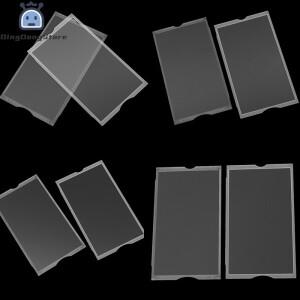 PSP 1000 LCD 스크린 디스플레이 유리 플라스틱 미러 렌즈 전면 쉘 보호 커버 게임 액세서리 1PC