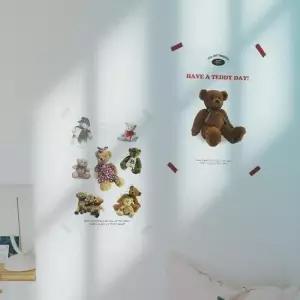 포스터 하이틴 키치 종이 포스터 곰 동물 A3고양이