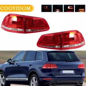 폭스바겐 VW 투아렉 2010 2011 2012 2013 2014용 후미등 경고 브레이크 신호등 주행등 자동차 액세서리
