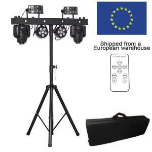 1개   휴대용 Dj 조명 디스코 장비 공연 바 2pcs 6x8w RGBW 4in1 Led 파 무대 스탠드