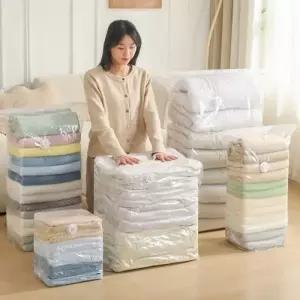 ( )이불 정리 진공 압축팩 대형100X70X32cm G