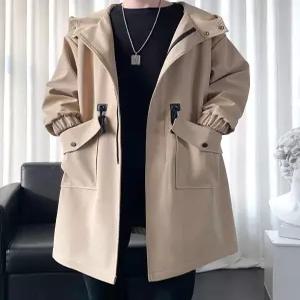 남자 오버핏 트렌치 자켓 아우터 코트 바람막이 봄 재킷