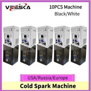 0세금 Ti 파우더 750W 콜드 스파크 불꽃놀이 기계 웨딩 기념 또는 1x 플라이트케이스 리모컨 분수 스파큘러