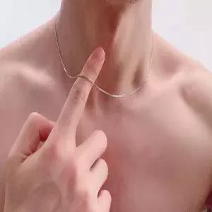 사비오코 실버목걸이줄 은목걸이줄 925실버목걸이 남자얇은목걸이 순은목걸이 클립체인