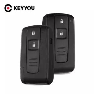 KEYYOU 자동차 키 케이스 Toyota 2004 2005 2006 2007 2008 2009 Corolla Verso Camry 2 버튼 스마트