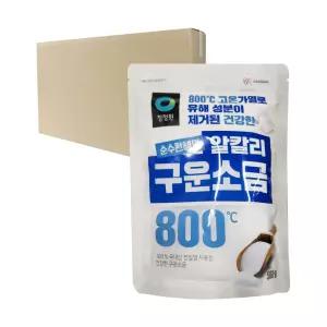 [박스] 청정원 알칼리 구운소금 500g 20입
