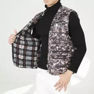 [더마인드]남성 웰론 기능성 경량 패딩 겨울 등산 골프 아웃도어 깔깔이 패딩조끼 HAD