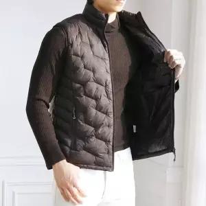 [더마인드]남성 기능성 경량 패딩 겨울 등산 골프 아웃도어 웰론 패딩조끼 HA334