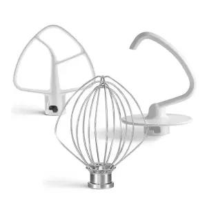 스탠드 믹서 부착 세트 K45WW 와이어 채찍 K45DH 반죽 후크 K45B 코팅 플랩 믹싱 패들 3 교체