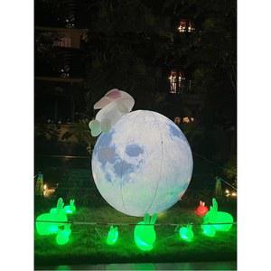 대형 조명 무드등 인생샷 마당 달빛 조경 에어벌룬 대형달조명 포토존 플로어