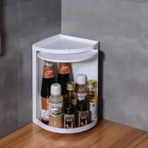 ( )다용도 공간정리 회전 수납함 욕실 주방 코너 정리장