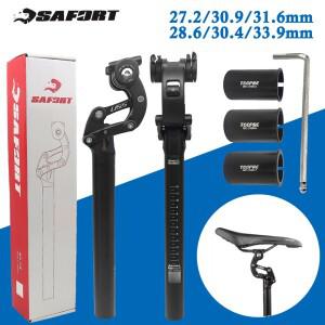 SAFORT 27.2 30.4 28.6mm MTB 시트 포스트 자전거 완충기 4 링크 서스펜션 튜브 31.6 33.9mm E-bike gravel