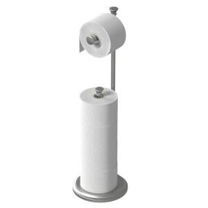 스탠딩 화장지 준비물 보관 니켈 욕실 5메가 홀더 스탠드 브러 휴지