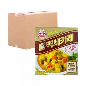 [박스] 오뚜기 백세카레 고형 매운맛 100g 18입