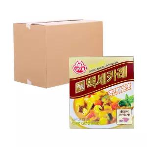 [박스] 오뚜기 백세카레 고형 약간매운맛 100g 18입