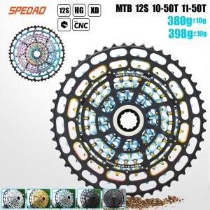 SPEDAO 자전거 카세트 산악 스프로킷 XD HG SX NX GX용 12V MTB 프리휠 S 10-50T K7