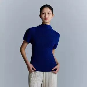 [플리츠미](대구신세계)헤링본 플리츠 티셔츠_PPTSM126018