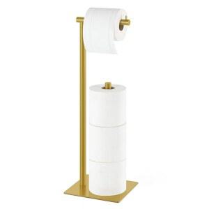 화장지 홀더 골드 보관 휴지 스탠드 프리 베이지 예비 있는 스탠딩 홀더가 금속 TP 욕실