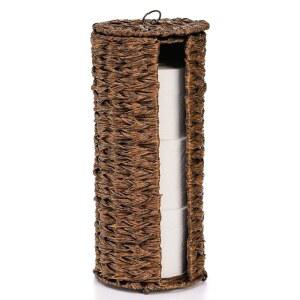 WRINGKIT 화장지 스탠딩 액세서리용 뚜껑이 욕실 수납 방수 있는 스탠드 홀더 티슈