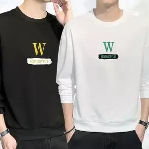 [모로엠] 남성 프린팅 긴팔 라운드 스웨트 셔츠 ON-TSA-QWFN3OQY