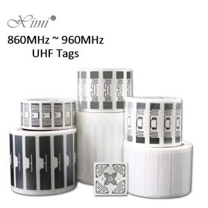 10PCS 장거리 RFID UHF 태그 스티커 웨트 인레이 860-960mhz Alien U7 EPC Global Gen2 ISO18000-6C