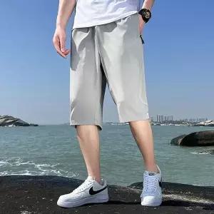 [모로엠] 남성 밴딩 트레이닝 7부 반바지 ON-PTH-QWFN16YO