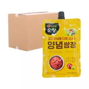 [박스] 청정원 양념 쌈장 파우치 190g 24입